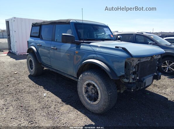 1FMEE5DH4NLB89774 2022 FORD BRONCO Light Blue Панорамный вид салона 360°