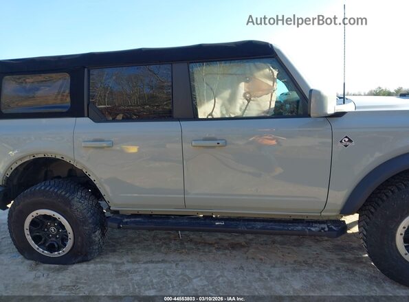 1FMEE5DP2MLA79585 2021 FORD BRONCO Beige Widok wnętrza 360 stopni