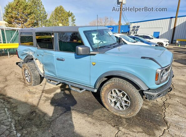 1FMEE5DP4MLA98011 2021 FORD BRONCO Blue Առջևի աջ