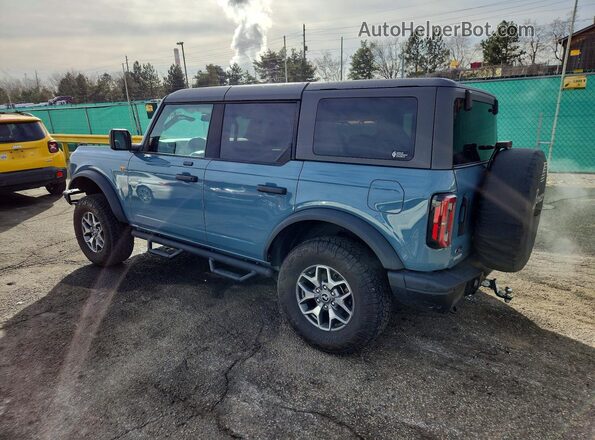 1FMEE5DP4MLA98011 2021 FORD BRONCO Blue Հետևի ձախ