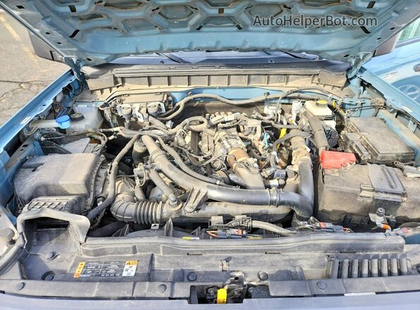 1FMEE5DP4MLA98011 2021 FORD BRONCO Blue Շարժիչի բաժամունքի տեսք