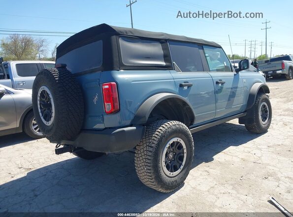 1FMEE5DP5MLA72078 2021 FORD BRONCO Blue Rear right
