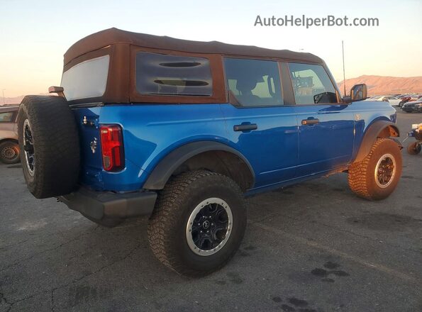1FMEE5DP6MLB03869 2021 FORD BRONCO Blue Rear right