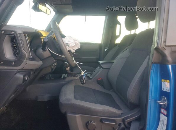 1FMEE5DP6MLB03869 2021 FORD BRONCO Blue Front interior view