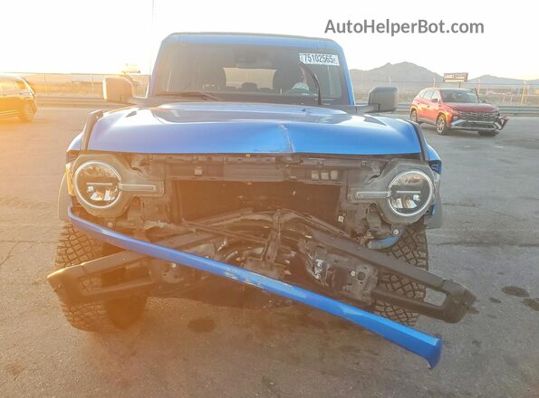 1FMEE5DP6MLB03869 2021 FORD BRONCO Blue Front view