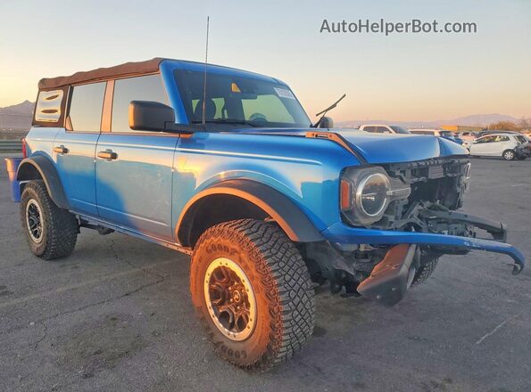 1FMEE5DP6MLB03869 2021 FORD BRONCO Blue Front right