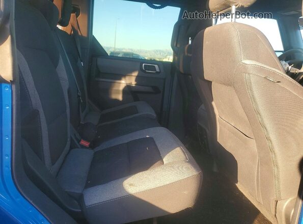 1FMEE5DP6MLB03869 2021 FORD BRONCO Blue Rear seats view