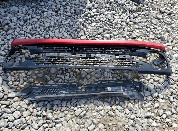 1FMEE5DP7MLA63883 2021 FORD BRONCO Red VIN კოდის სტიკერის ხედი