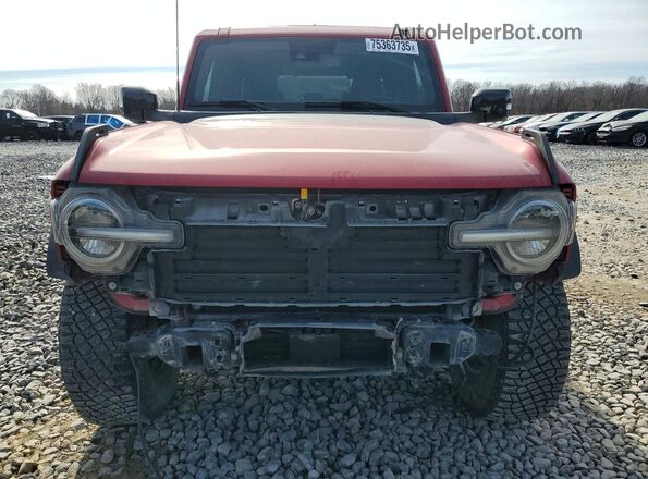 1FMEE5DP7MLA63883 2021 FORD BRONCO Red წინა ხედი