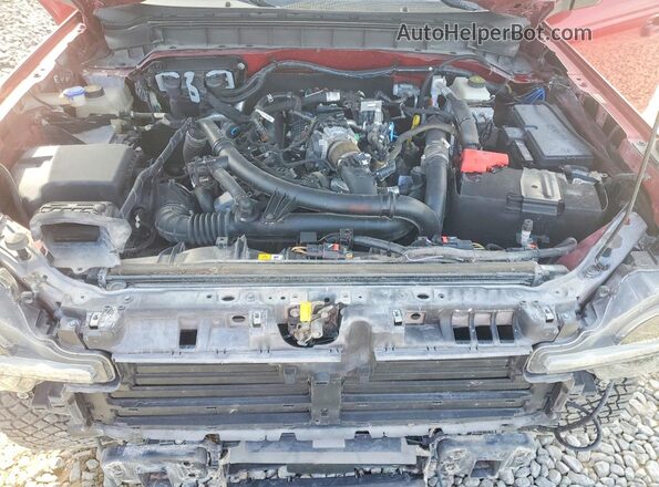 1FMEE5DP7MLA63883 2021 FORD BRONCO Red ძრავის განყოფილების ხედი