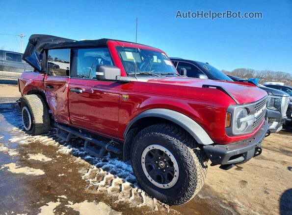 1FMEE5DP8MLB03971 2021 FORD BRONCO Red წინა მარჯვენა