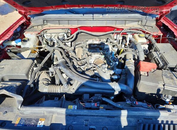 1FMEE5DP8MLB03971 2021 FORD BRONCO Red ძრავის განყოფილების ხედი
