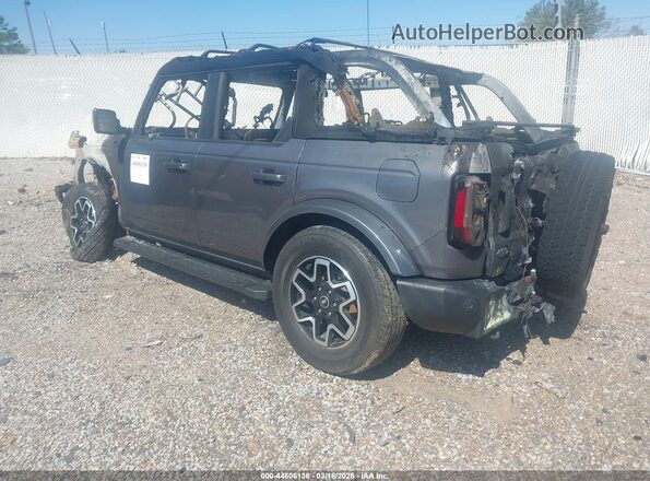 1FMEE5DPXPLB39665 2023 FORD BRONCO Gray Задня ліва чверть