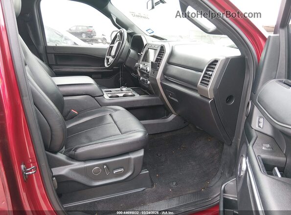 1FMJK1HT0KEA75527 2019 FORD EXPEDITION MAX Red Front interior view