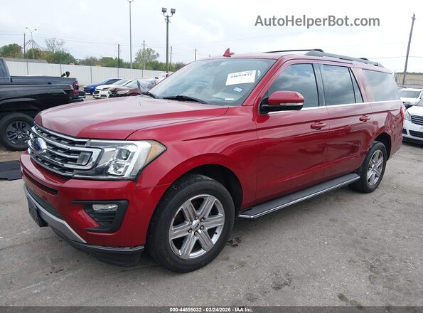 1FMJK1HT0KEA75527 2019 FORD EXPEDITION MAX Red Front left