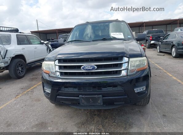 1FMJK1HT4GEF42598 2016 FORD EXPEDITION EL Black ხელსაწყოთა პანელის ხედი