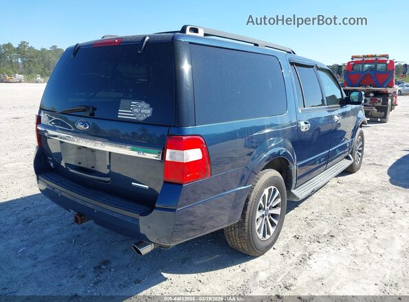 1FMJK1HT8GEF11970 2016 FORD EXPEDITION EL Blue Trasero derecho