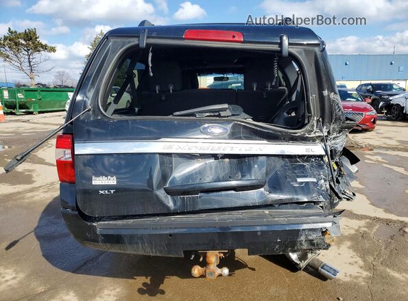 1FMJK1HTXHEA07857 2017 FORD EXPEDITION Черный Вид сзади