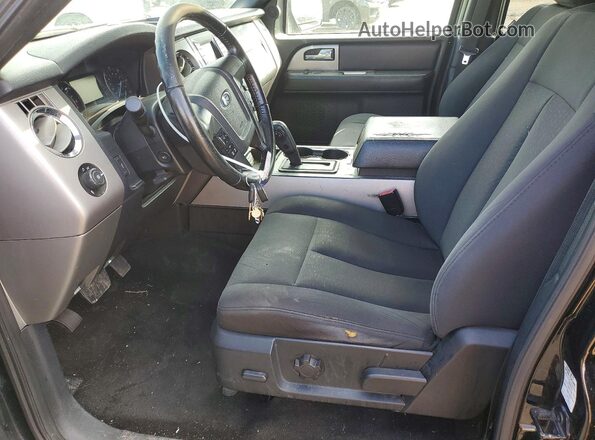 1FMJK1HTXHEA07857 2017 FORD EXPEDITION Черный Вид салона спереди