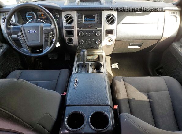 1FMJK1HTXHEA07857 2017 FORD EXPEDITION Черный Вид панели приборов