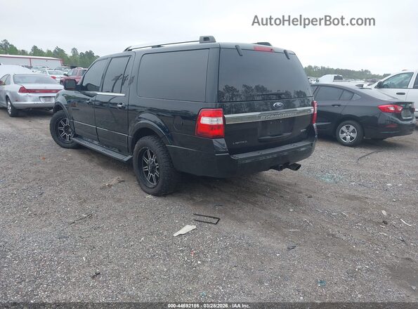 1FMJK1KT5GEF36673 2016 FORD EXPEDITION EL Black Tył lewy