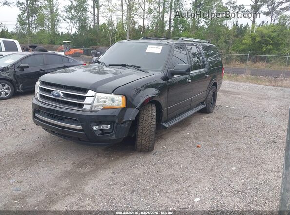 1FMJK1KT5GEF36673 2016 FORD EXPEDITION EL Black Przód lewy