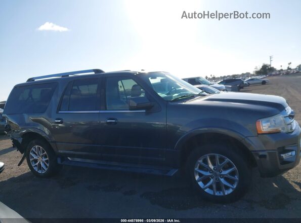 1FMJK1KT7GEF29370 2016 FORD EXPEDITION EL Серый Вид задней части салона