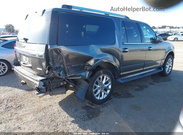 1FMJK1KT7GEF29370 2016 FORD EXPEDITION EL Серый Задняя правая четверть