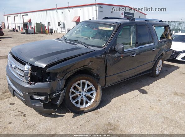 1FMJK2AT6HEA09072 2017 FORD EXPEDITION EL Серый Передняя левая четверть