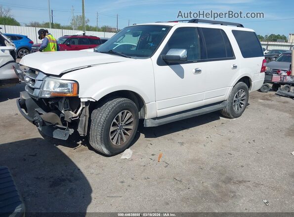 1FMJU1HT5GEF30986 2016 FORD EXPEDITION White Vista tres cuartos delantera izquierda