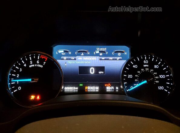 1FMJU2AT4MEA87743 2021 FORD EXPEDITION Burgundy Instrument cluster view