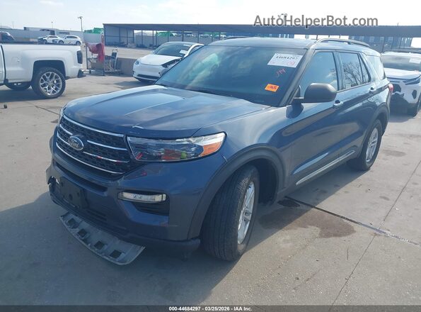 1FMSK7DH2MGB15249 2021 FORD FORD EXPLORER Gray Передня ліва чверть