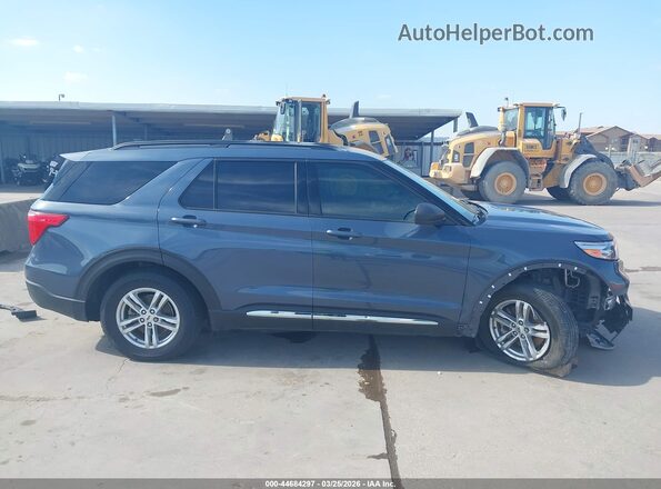 1FMSK7DH2MGB15249 2021 FORD FORD EXPLORER Gray Панорамний вид салону 360°