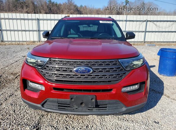 1FMSK7DH2MGB43620 2021 FORD FORD EXPLORER Red Вид спереду