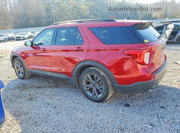 1FMSK7DH2MGB43620 2021 FORD FORD EXPLORER Red Задня ліва чверть