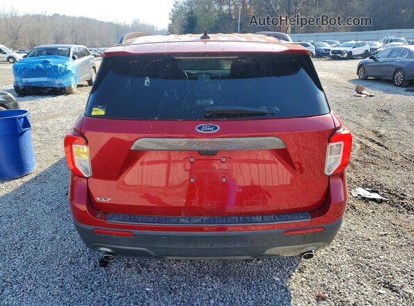 1FMSK7DH2MGB43620 2021 FORD FORD EXPLORER Red Вид ззаду