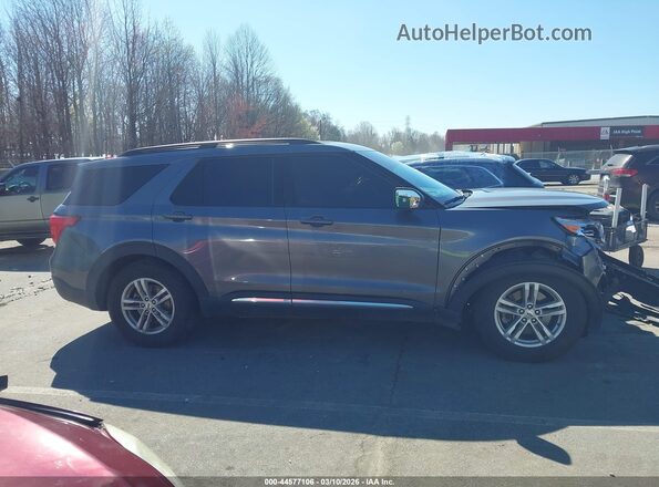 1FMSK7DH2MGC51414 2021 FORD FORD EXPLORER Gray Սալոնի 360 աստիճան տեսք