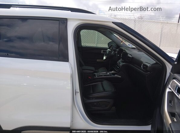 1FMSK7DH5MGB23894 2021 FORD FORD EXPLORER White წინა სალონის ხედი