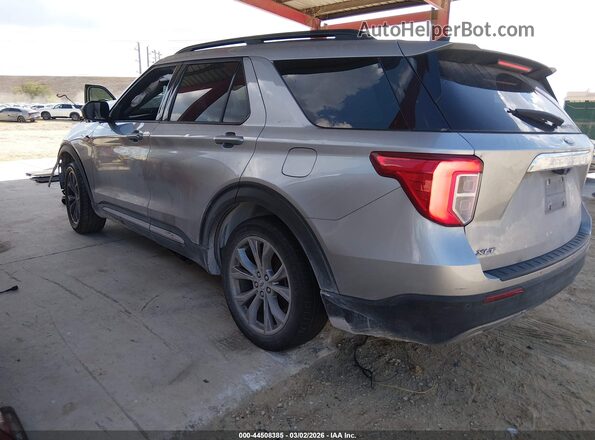 1FMSK7DH5MGC34736 2021 FORD FORD EXPLORER Gray Rear left