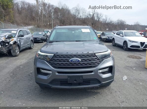 1FMSK7DH5MGC41380 2021 FORD FORD EXPLORER Gray Widok zestawu wskaźników