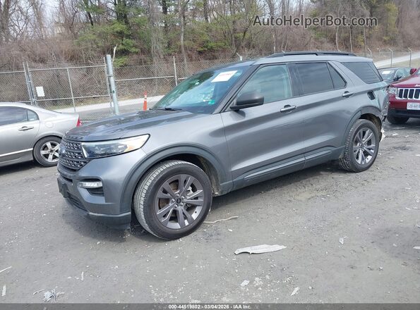 1FMSK7DH5MGC41380 2021 FORD FORD EXPLORER Gray Przód lewy