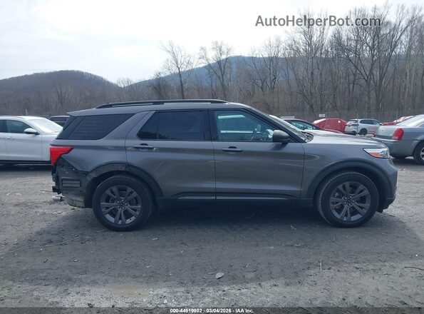 1FMSK7DH5MGC41380 2021 FORD FORD EXPLORER Gray Widok wnętrza z tyłu