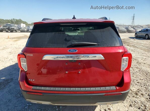 1FMSK7DH7MGC04606 2021 FORD FORD EXPLORER Красный Вид сзади