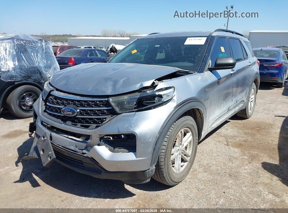 1FMSK7DH8LGA61616 2020 FORD FORD EXPLORER Silver Vista tres cuartos delantera izquierda