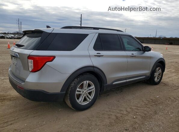 1FMSK7DHXMGA52157 2021 FORD FORD EXPLORER Silver Trasero derecho