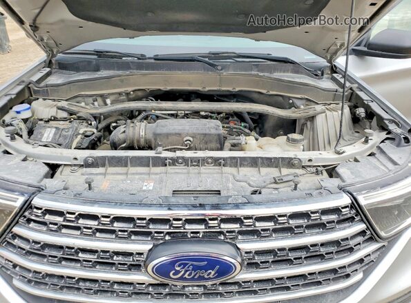 1FMSK7DHXMGA52157 2021 FORD FORD EXPLORER Silver Vista del compartimento del motor