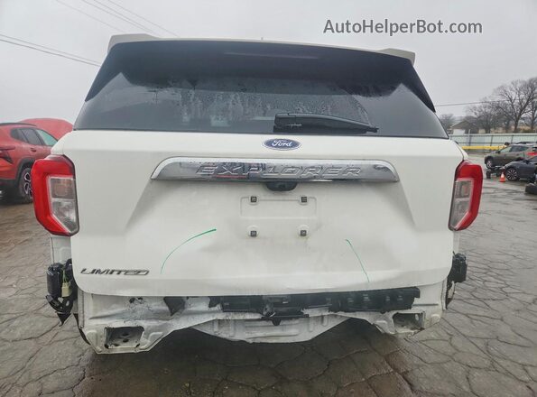 1FMSK7FH1MGA31307 2021 FORD FORD EXPLORER White Widok z tyłu