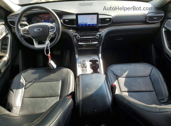 1FMSK7FH2MGA37231 2021 FORD FORD EXPLORER Brown Dashboard view