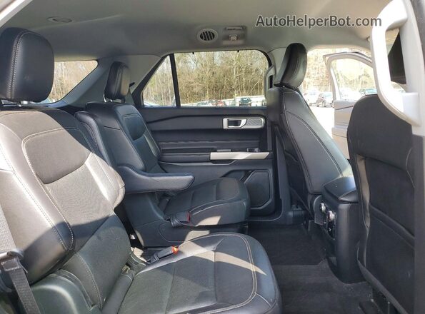 1FMSK7FH2MGA37231 2021 FORD FORD EXPLORER Brown Rear interior view