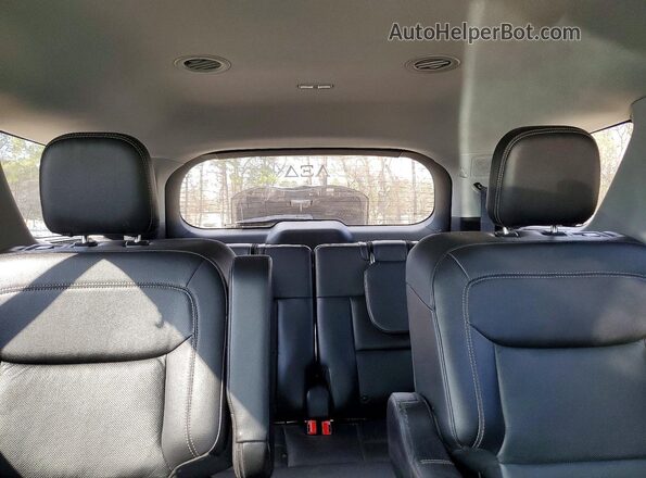 1FMSK7FH2MGA37231 2021 FORD FORD EXPLORER Brown Rear seats view